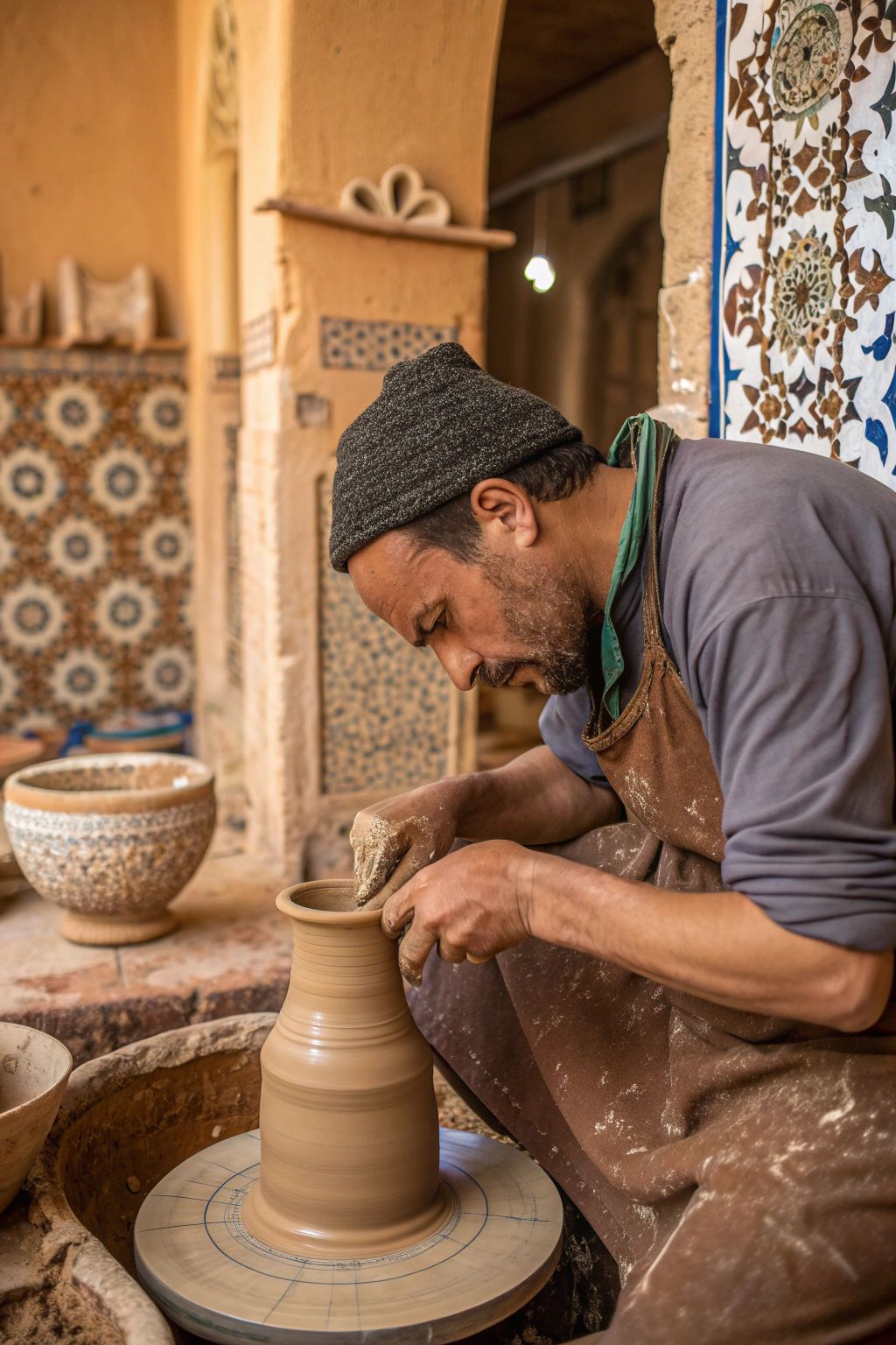 Handcrafted Clay Water Jug – Traditional Terracotta Pot for Natural Cooling